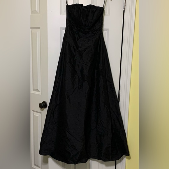 Vintage Silk Size 0/2 WATTERS&W Shantung Taffeta Strapless - Picture 10 of 11